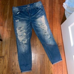 Only Boyfriend Ripped Jeans